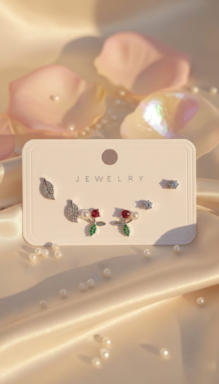 Bi-Takı | Çoklu Gül Küpe