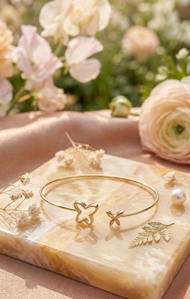 Bi-Takı | Kilitli Kelebek Model Bileklik